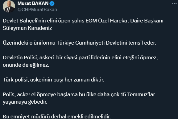 MHP'den 'el öpme' eleştirilerine zehir zemberek sözler: CHP'ye yakışan bir tavır