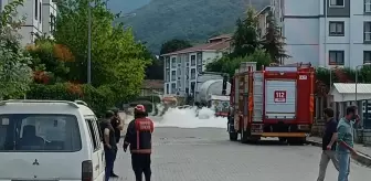 Sapanca'da Medikal Oksijen Tankerinde Sızıntı Olayı