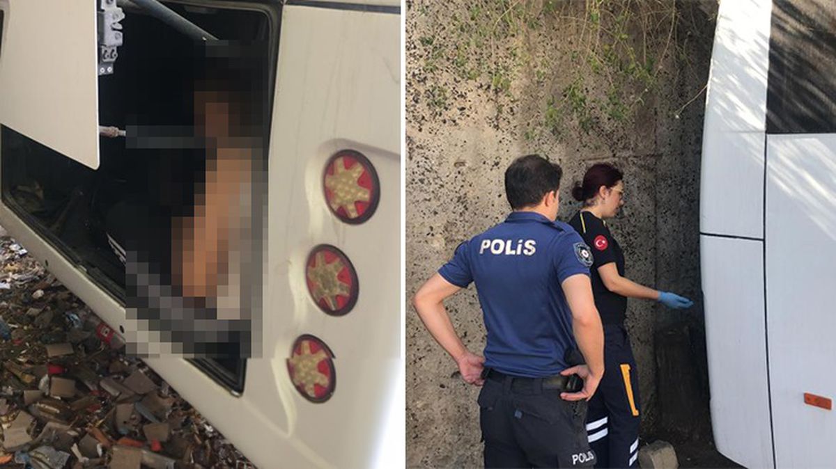 Şoför neye uğradığını şaşırdı! Minibüsün bagajından kadın çıktı