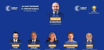 AK Parti Eskişehir İl Yürütme Kurulu Yeniden Oluşturuldu