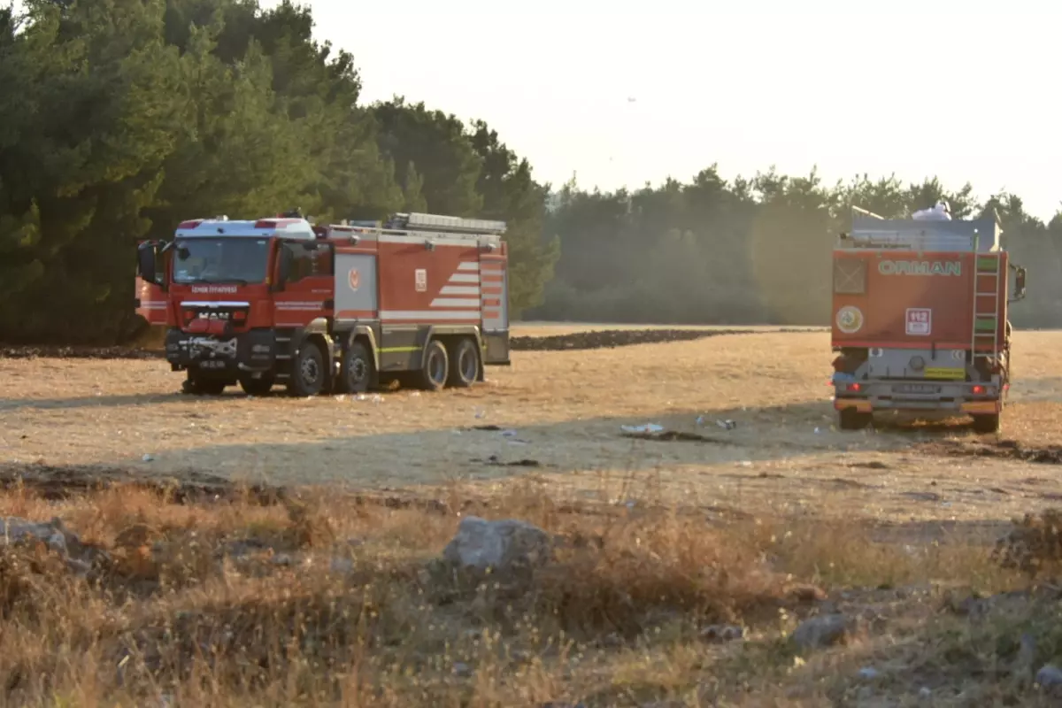 İzmir'deki Yangına Müdahale 18. Saatte Devam Ediyor