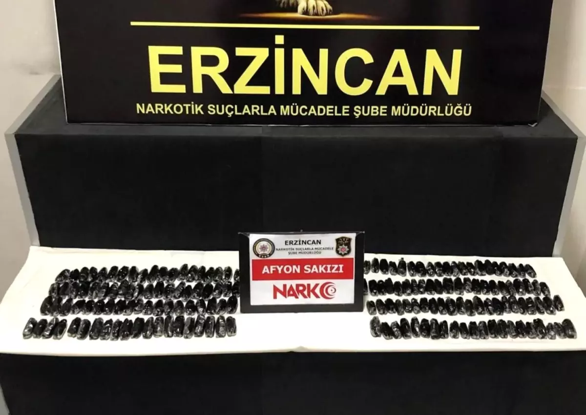 Erzincan'da İran uyruklu 3 kişi uyuşturucu ticaretinden tutuklandı