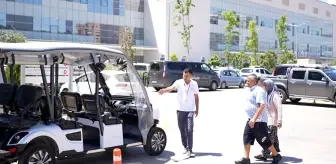 Antalya Şehir Hastanesi'nde Engellilere Elektrikli Buggy Hizmeti