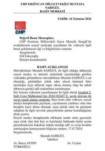 Mustafa Sarıgül kaset iddiası hakkında ne dedi? (VİDEO) Paylaşılan video hakkında Sarıgül ve avukatlarından açıklama geldi Mustafa Sarıgül kaset iddiası hakkında ne dedi? (VİDEO) Paylaşılan video hakkında Sarıgül ve avukatlarından açıklama geldi