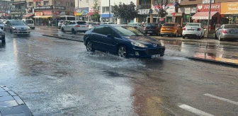 Sivas'ın İmranlı ilçesinde dolu ve sağanak yağış