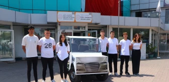 Tekirdağ'da Lise Öğrencileri Hurda Metal ve Atıl Malzemelerden Araç Üretti