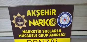 Akşehir'de uyuşturucu operasyonu: 1 zanlı tutuklandı