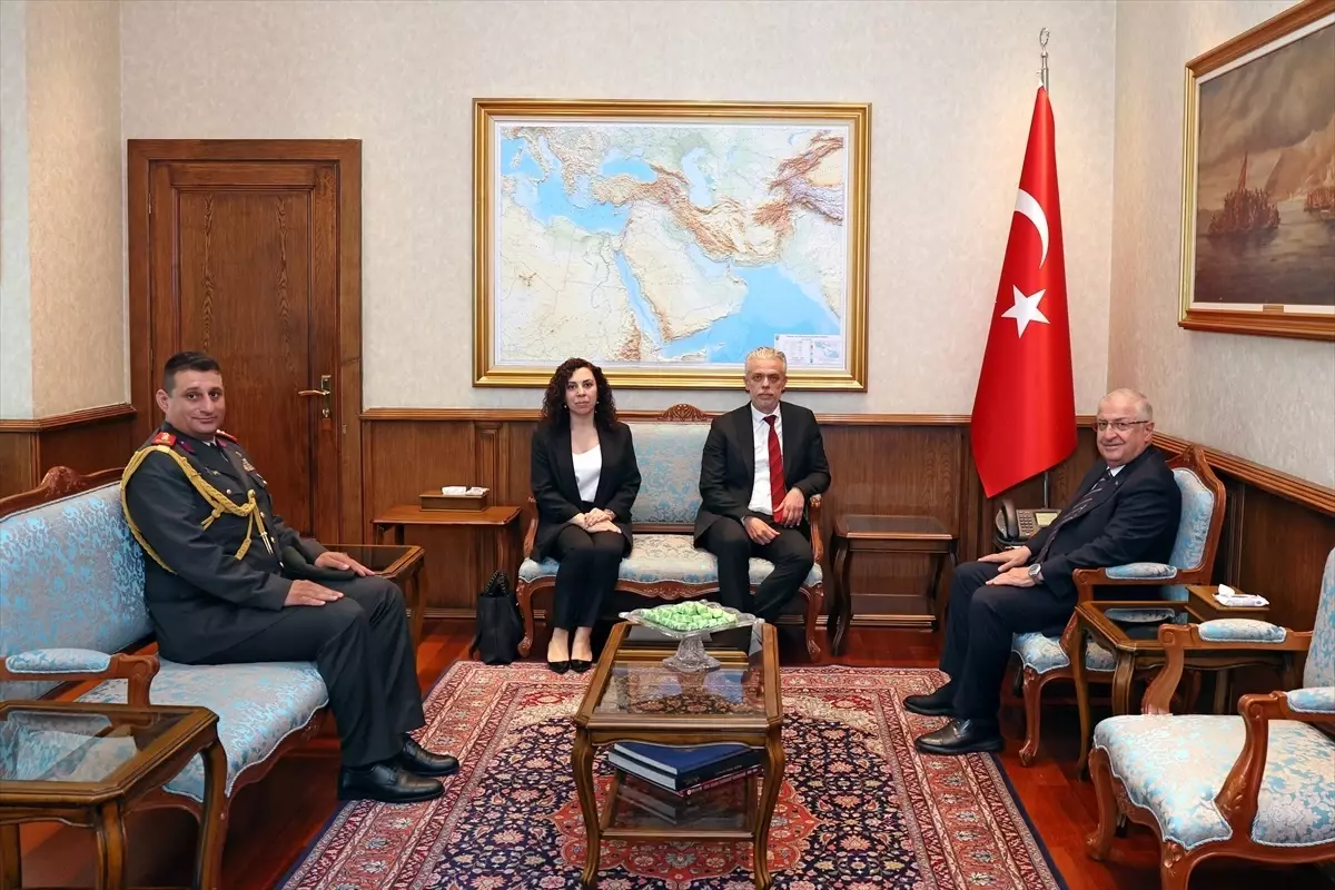 Milli Savunma Bakanı Yaşar Güler, KKTC Büyükelçisi'ni kabul etti