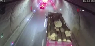 Cankurtaran Tüneli'nde 1 kişinin öldüğü kaza görüntüleri ortaya çıktı