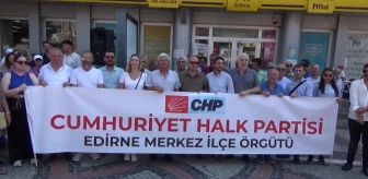 CHP Edirne Merkez İlçe Başkanlığı Milli Eğitim Bakanlığı'nın Maarif Modelini Protesto Etti