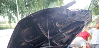 Kahramanmaraş'ta otomobil yangını söndürüldü