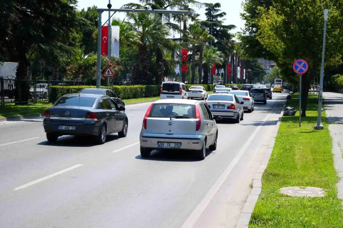 Samsun'da Trafiğe Kayıtlı Araç Sayısı 473 Bin 929 Oldu