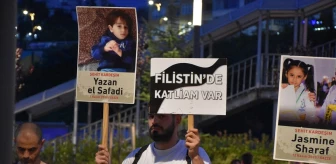 Trabzon'da İsrail'in Gazze'ye yönelik saldırılarına tepki gösterildi