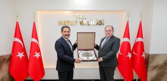 Yargıtay Başkanı Ömer Kerkez, Hatay Valisi Mustafa Masatlı'yı ziyaret etti