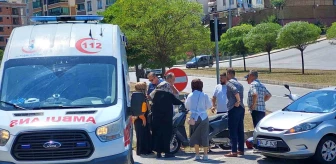 Samsun'da otomobil ile motosiklet çarpıştı: 1 kişi yaralandı