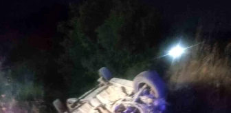 Manisa'da araç şarampole uçtu: 1 kişi hayatını kaybetti