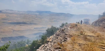 Aksaray'da Ormanlık Alana Sıçrayan Anız Yangını Söndürüldü