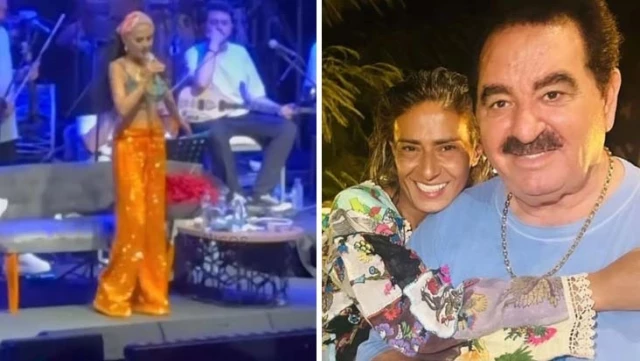 Ibrahim Tatlıses sent 100 roses to Yıldız Tilbe's stage, with whom he reconciled after 15 years.