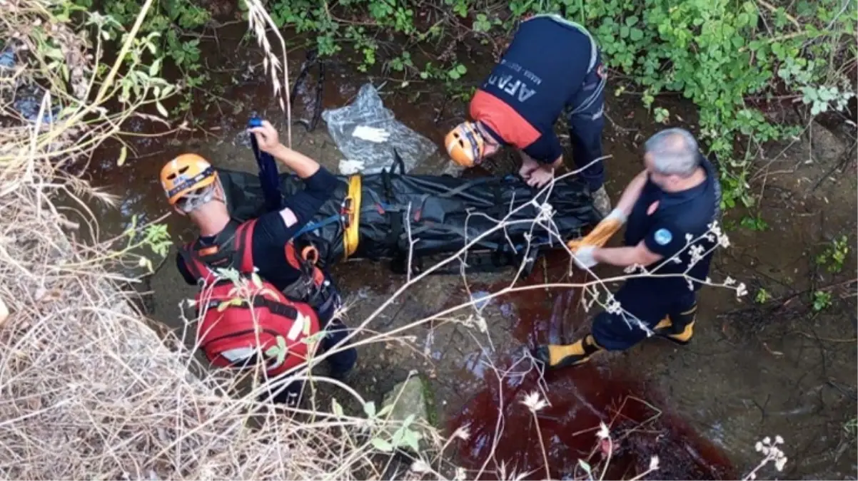 Tuvaletini yaparken 10 metre yükseklikten dere yatağına düşerek hayatını kaybetti