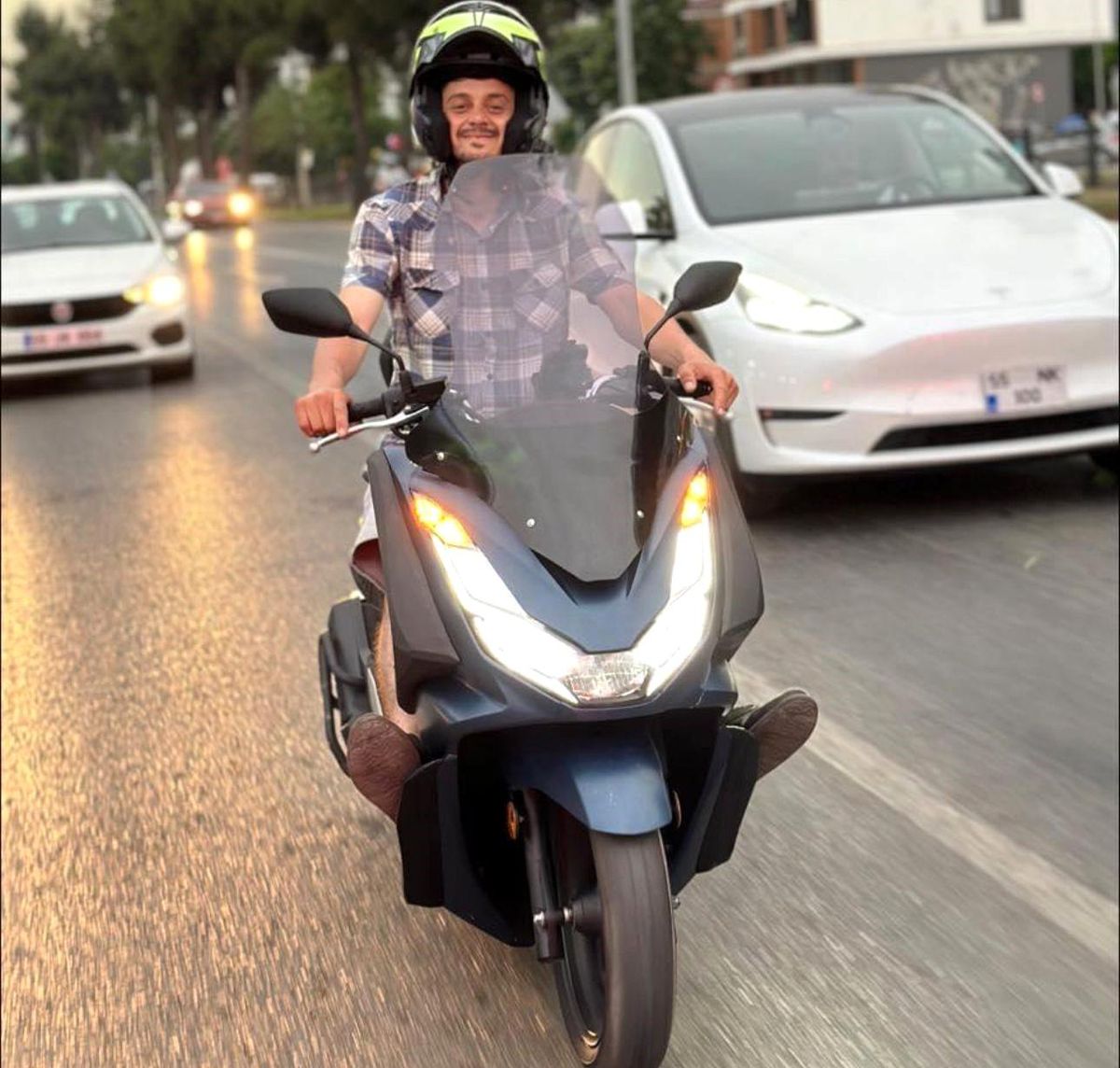 Samsun'da Motosiklet Sürücüsü Hayatını Kaybetti