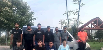 Tekirdağ'da 10 kaçak göçmen ve organizatör yakalandı