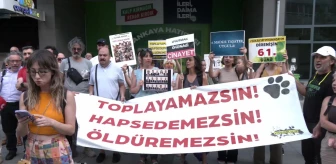 Hayvan Hakları Savunucuları Ankara'da Eylem Yaptı