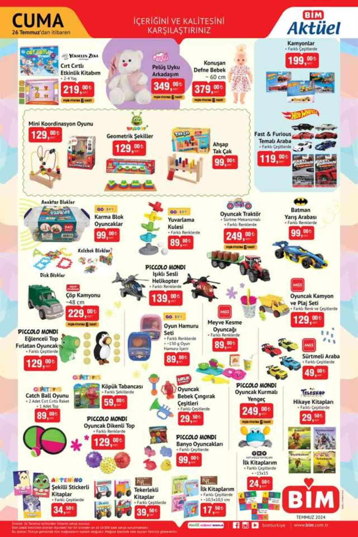 26 TEMMUZ BİM AKTÜEL KATALOĞU || BİM'de bu cuma hangi ürünler var?