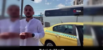 Galata Köprüsü'nde Dolmabahçe'ye gitmek isteyen turistten 600 lira isteyen taksiciye ceza