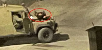 İsrail askerleri, Filistinli genci askeri aracaya bağlayıp canlı kalkan olarak kullandı