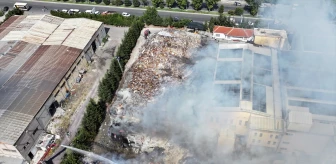 Kayseri Organize Sanayi Bölgesi'nde Kağıt Fabrikası Yangını