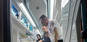Mardin'de solunum ve kalp rahatsızlığı bulunan 5 günlük bebek ambulans uçakla Konya'ya nakledildi