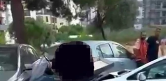 Antalya'da trafikte çıkan tartışmada motokurye kovalanarak kaza yaptı