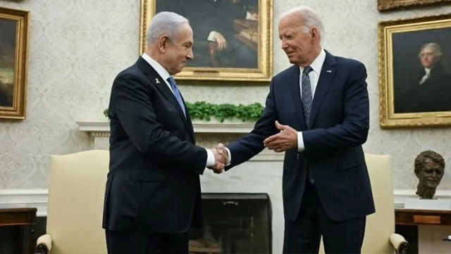US President Biden met with Netanyahu at the White House.