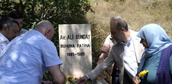 Gümüşhane-Bayburt Bölge Barosu Başkanı Ali Günday'ın ölüm yıl dönümünde anma töreni düzenlendi