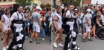 Fransız paraplejik sporcu Kevin Piette, robotik dış iskeletle Olimpiyat Meşalesi'ni taşıyarak tarihe geçti