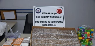 İzmir'de Kaçak Sigara Operasyonu: 3 Gözaltı