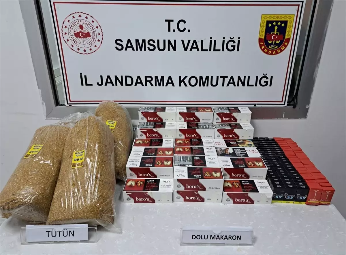 Samsun'da Kaçakçılık Operasyonu: 1 Şüpheli Gözaltına Alındı