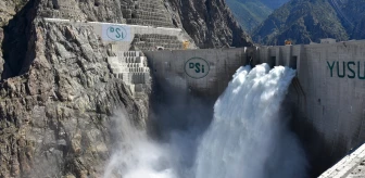 Yusufeli Barajı'nda Dolusavak Testleri Gerçekleştirildi