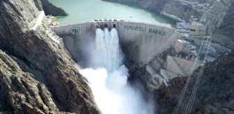 Yusufeli Barajı'nda Dolusavak Testleri Başarıyla Tamamlandı