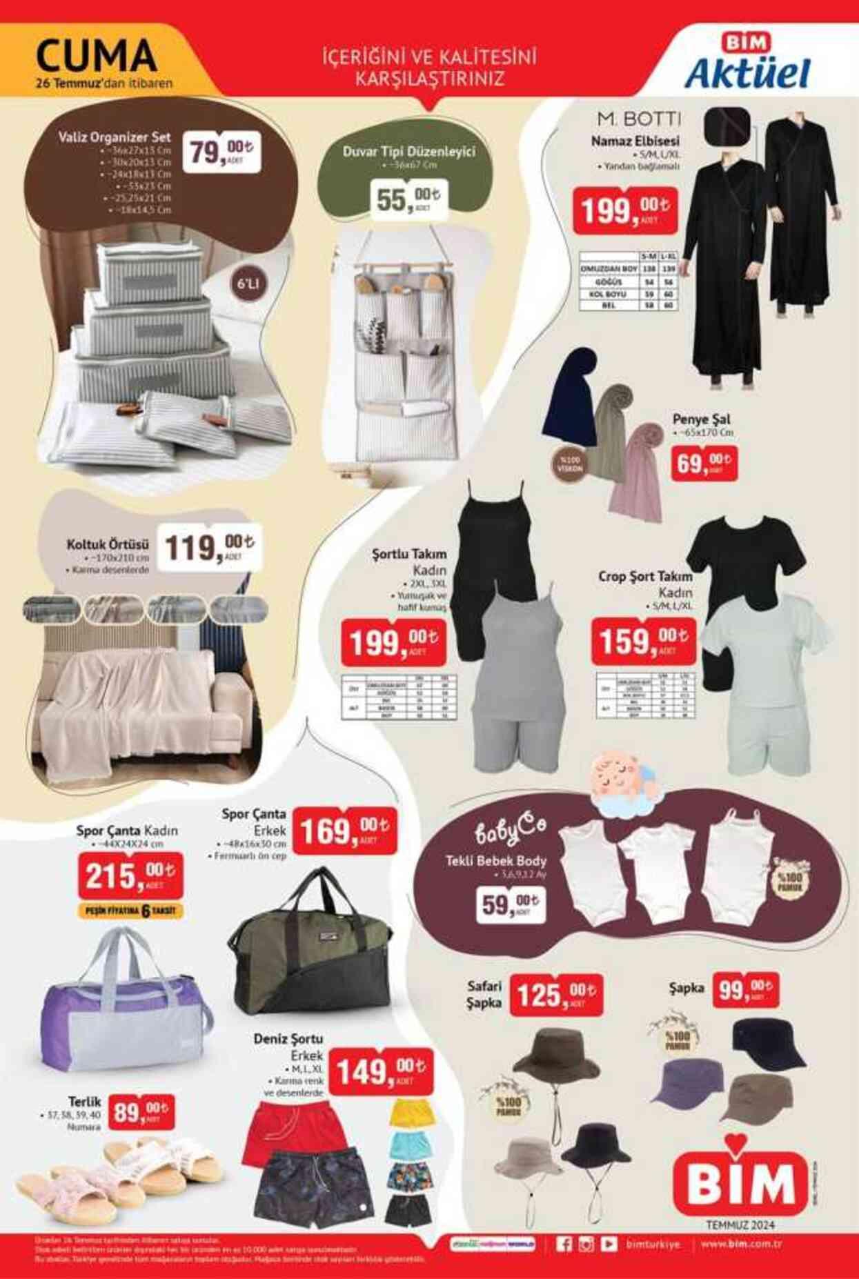 26 TEMMUZ BİM AKTÜEL KATALOĞU || BİM'de bu cuma hangi ürünler var? İşte BİM aktüel indirimli ürünler listesi