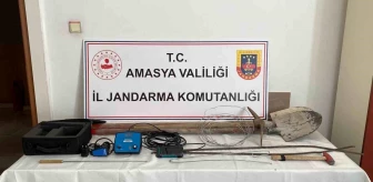 Amasya'da Kaçak Kazı Yapan 11 Kişi Gözaltına Alındı