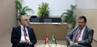 Çalışma ve Sosyal Güvenlik Bakanı Vedat Işıkhan, Brezilya Çalışma ve İstihdam Bakanı Luiz Marinho ile Görüştü