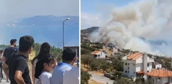 İzmir Dikili orman yangını söndürüldü mü? Orman yangınında son durum