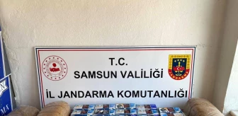 Samsun'da Kaçak Makaron ve Tütün Operasyonu
