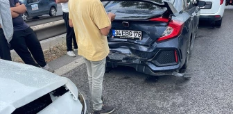 Kartal'da Zincirleme Trafik Kazası: Yoğunluk Oluştu