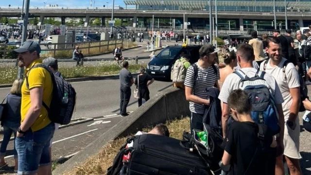 France was in turmoil before the Olympics started! The airport was evacuated due to a bomb threat.