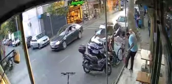 Sarıyer'de plakasız motosikletli saldırı