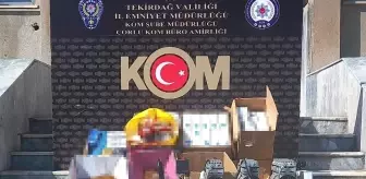 Tekirdağ'da Kaçak Sigara ve Cinsel Ürün Operasyonu