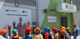 Zeytinburnu'nda çocuklar sıfır atık ve geri dönüşümü eğlenerek öğreniyor