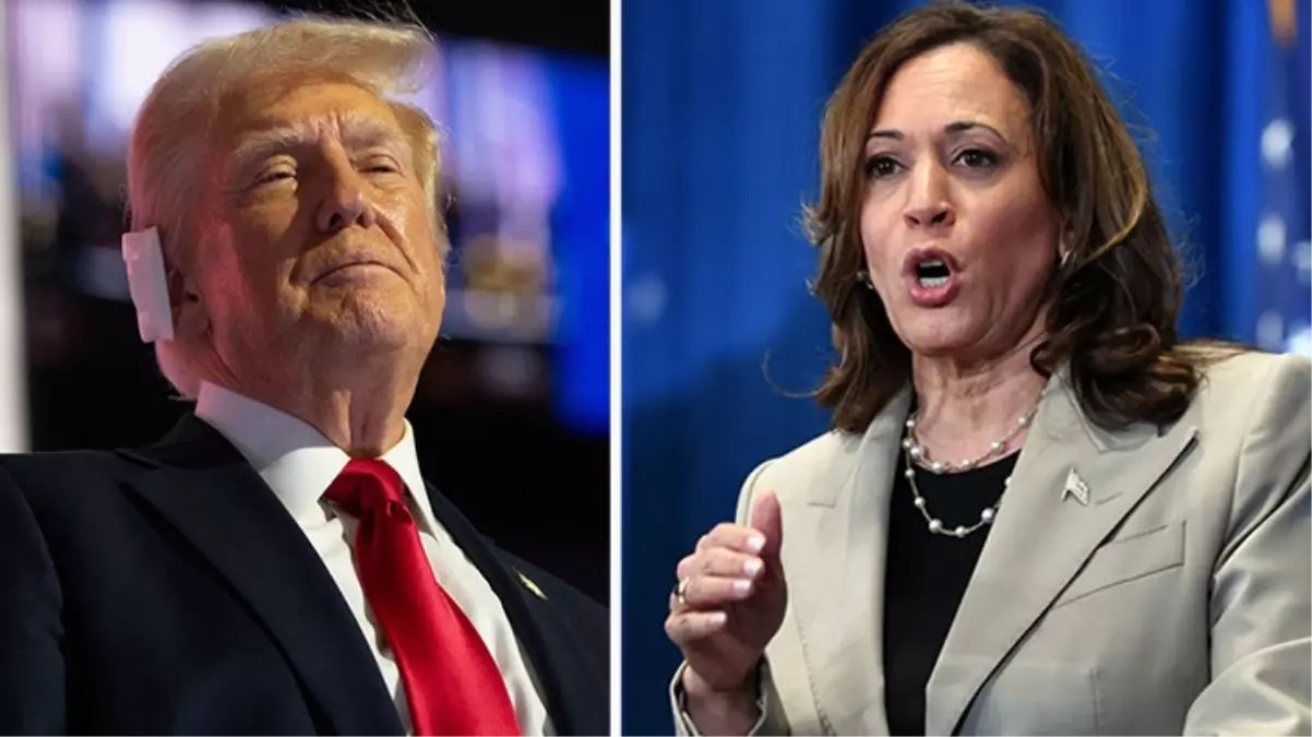 ABD'de yapılan ankette Trump, Kamala Harris'in önünde